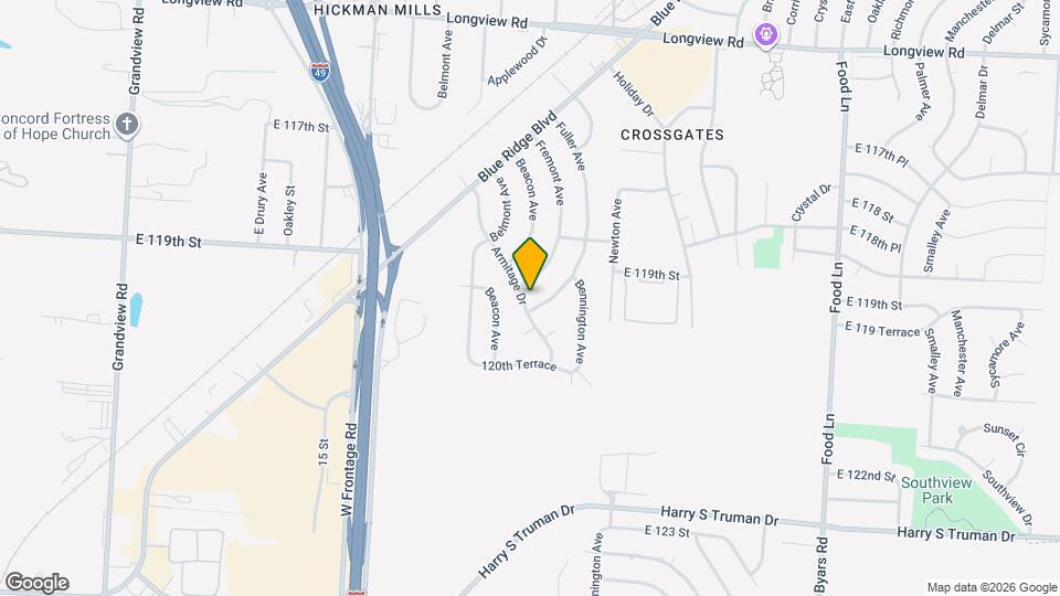 11913 Armitage Dr Map and Location Details