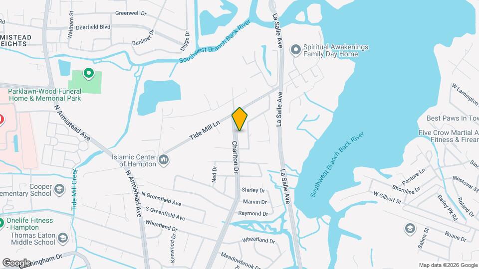 606 Charlton Dr Map and Location Details