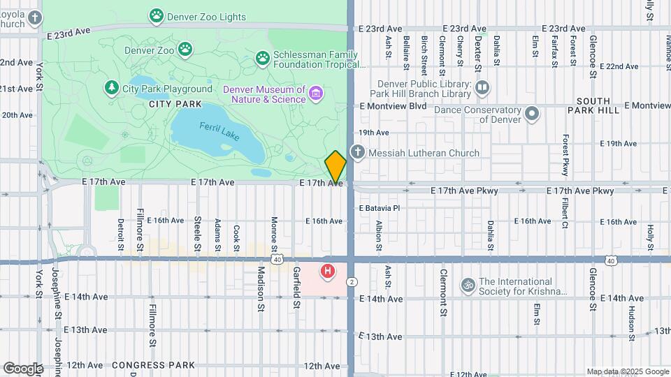1684 Harrison St Map and Location Details