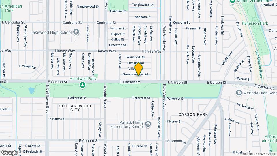 6139 E Carson St Map and Location Details