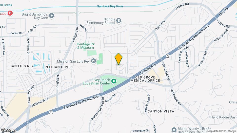 4128 Palomar Way Map and Location Details
