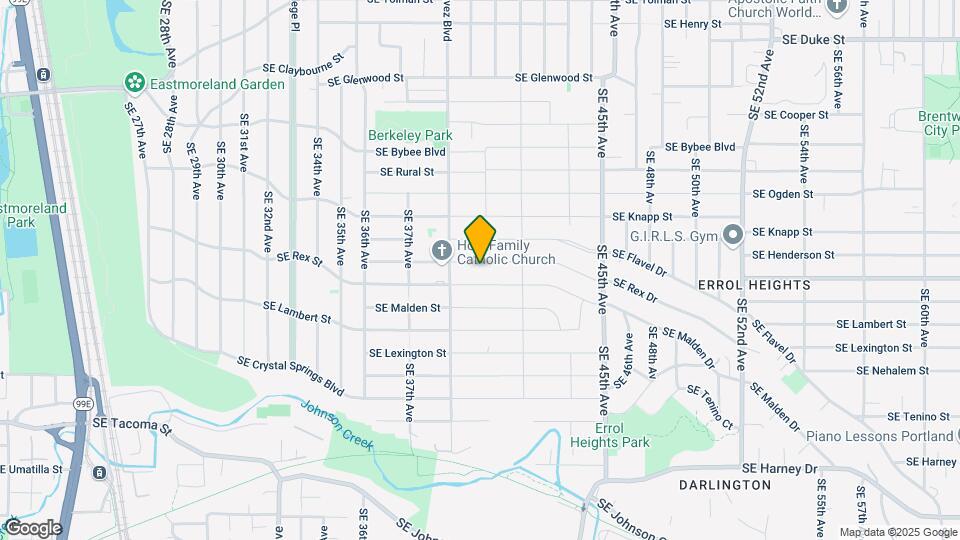 4010 SE Flavel St Map and Location Details