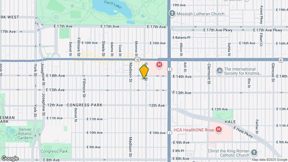 1351 Garfield St Map and Location Details