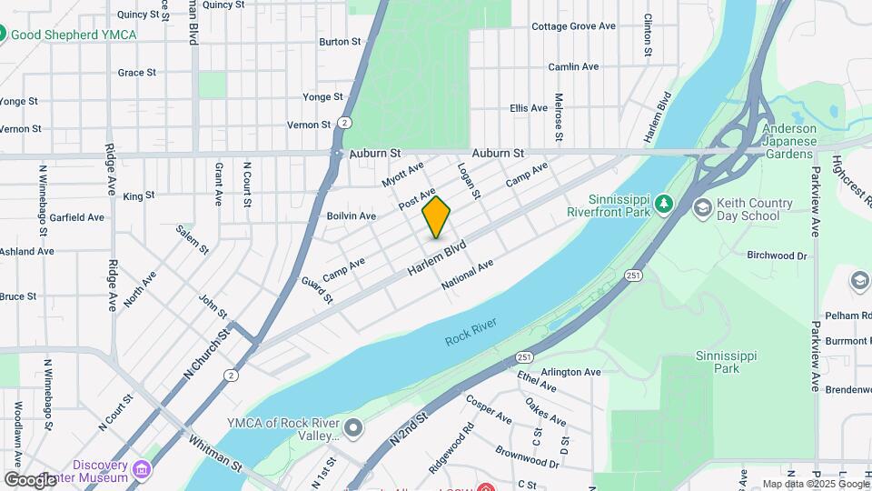 1512 Harlem Blvd, Unit Room #4 Map and Location Details