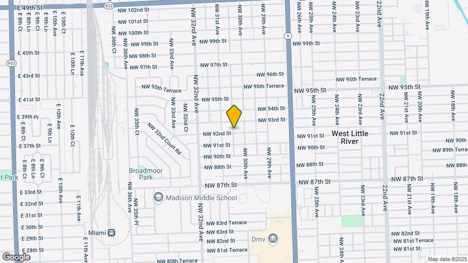 9201 NW 30th Ct Map and Location Details