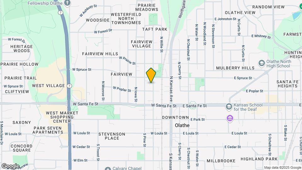 404 W Poplar St-Unit -I Map and Location Details
