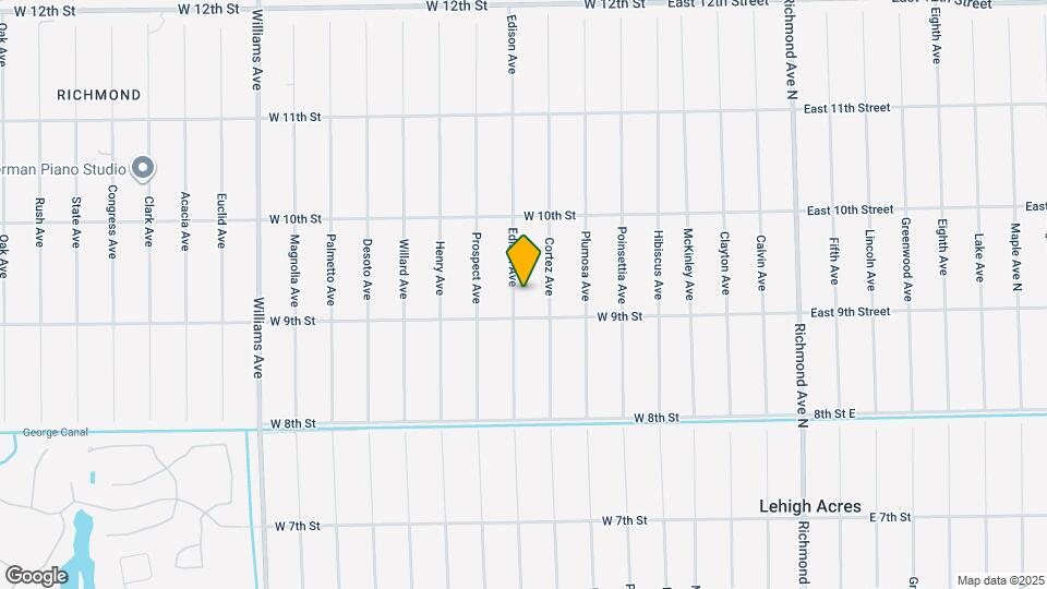 904 Edison Ave Map and Location Details