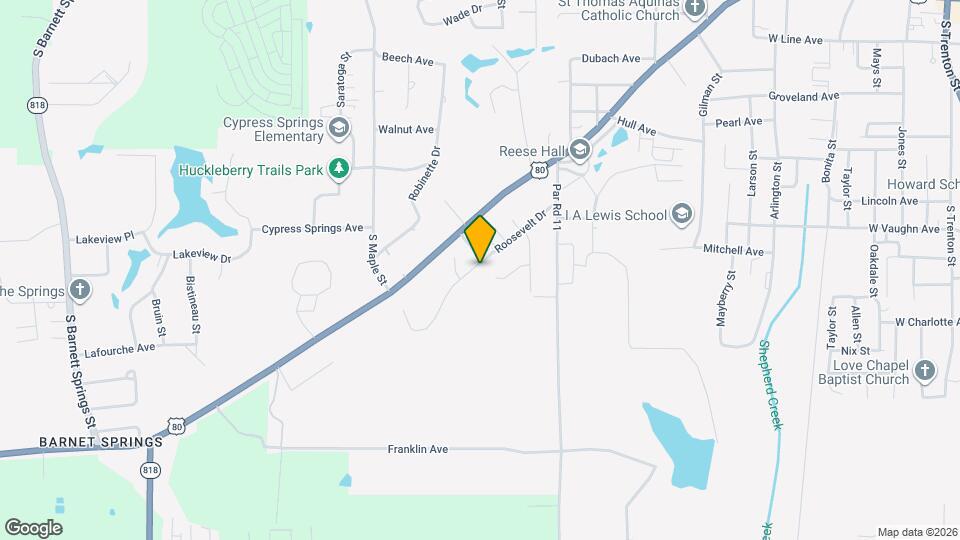 1801 Roosevelt Dr Map and Location Details