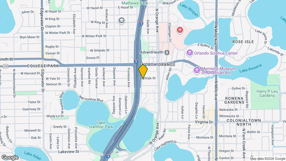 206 E Yale St Map and Location Details