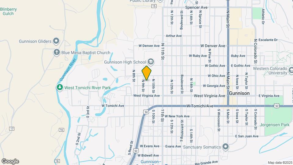 306 N 9th St Map and Location Details