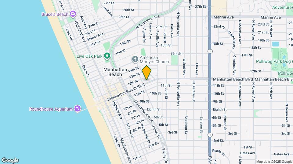 721 Manhattan Beach Blvd Map and Location Details