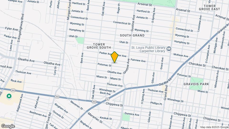 3965 Potomac St Map and Location Details