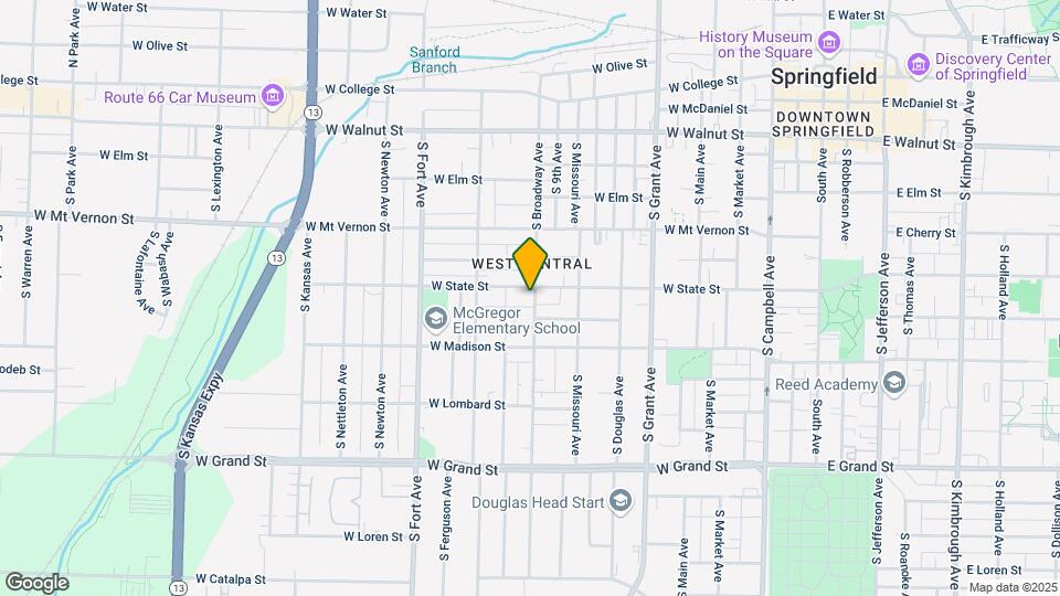 707-711 S Broadway Ave Mapa y Detalles de la Ubicación