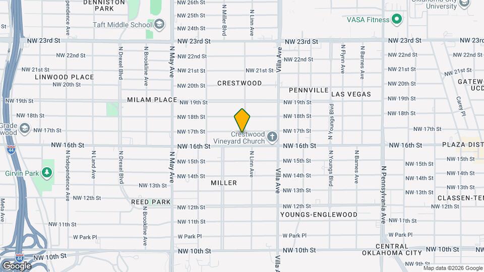 2700 NW 17th St Map and Location Details