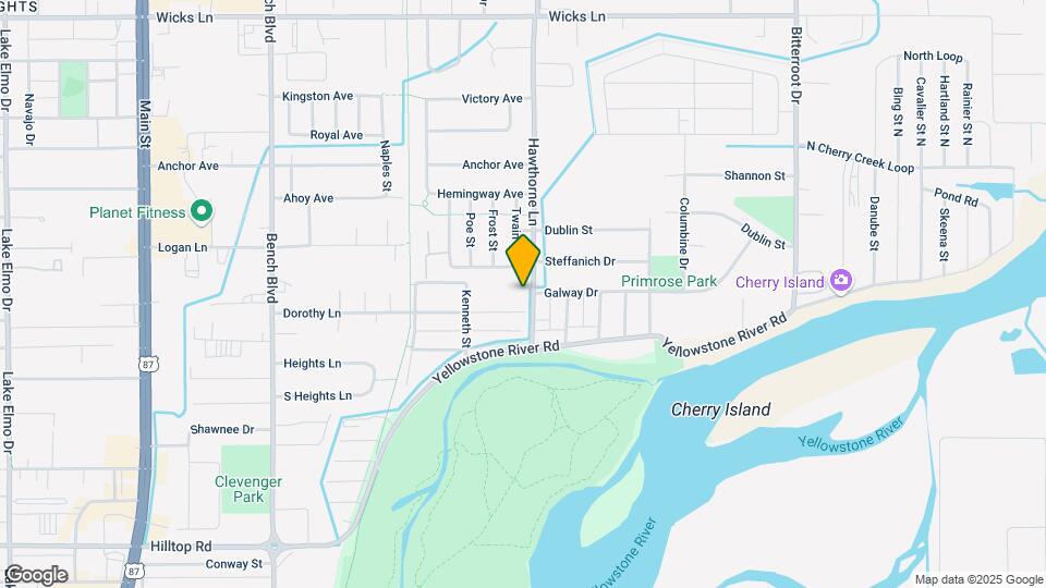1204 Hawthorne Ln Map and Location Details