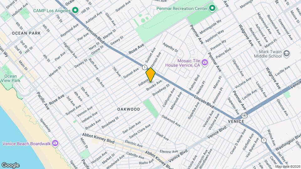 809 Brooks Ave Map and Location Details