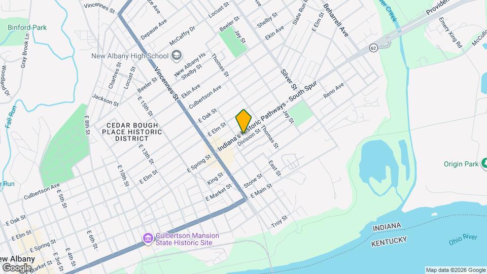 1810 E Spring St Map and Location Details