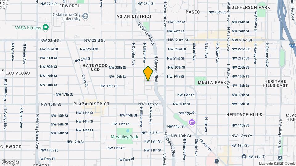 1219 NW 18th St Map and Location Details