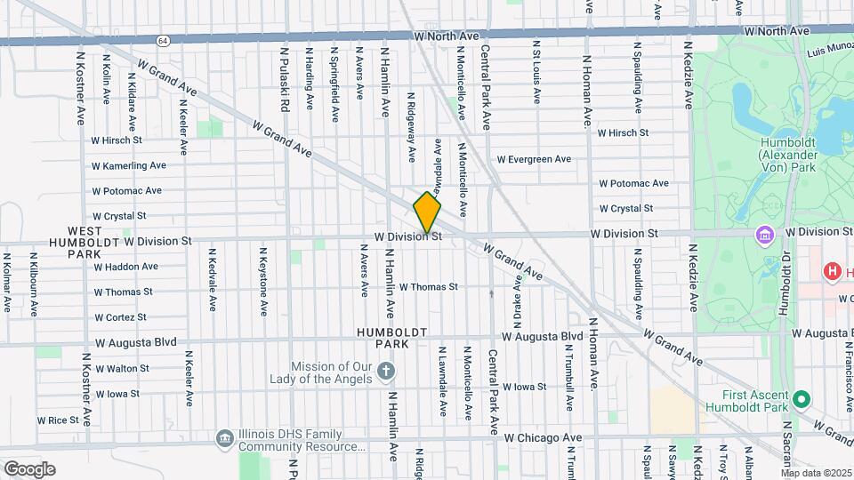 3713 W Division St Map and Location Details