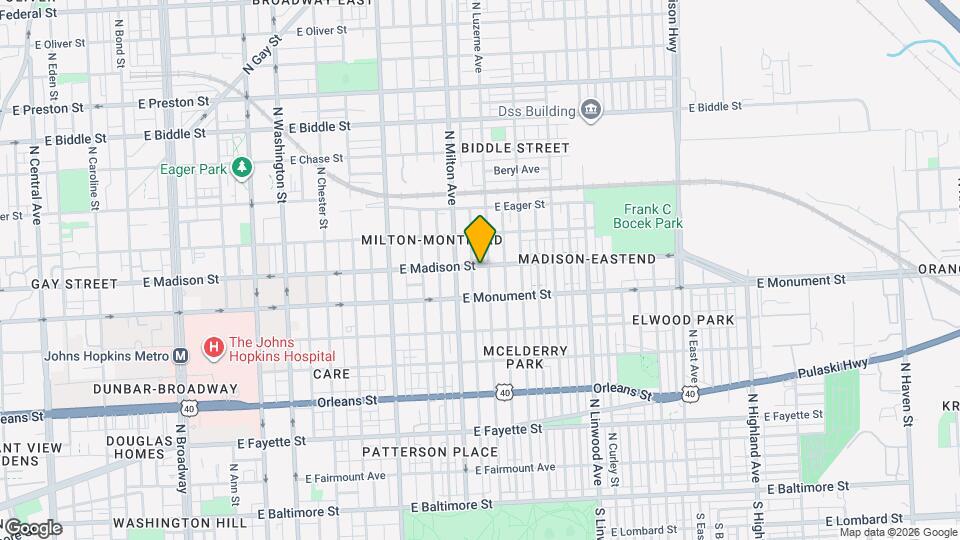2521 E Madison St Map and Location Details