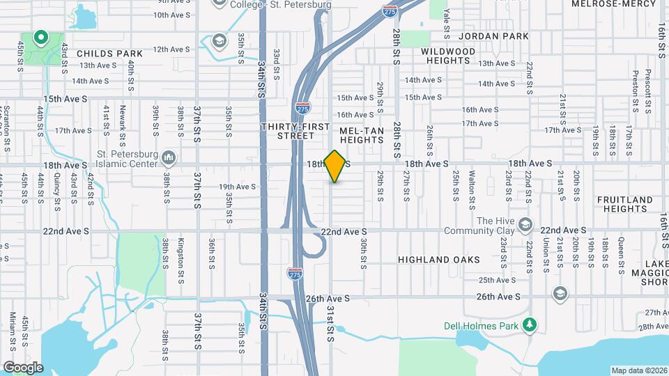 1914 31st St S Map and Location Details