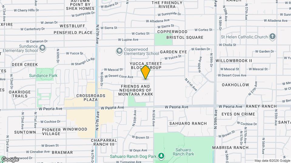 6328 W Mercer Ln Map and Location Details