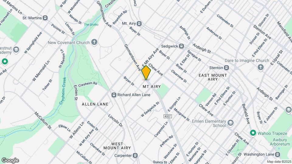 7130 Germantown Ave Map and Location Details