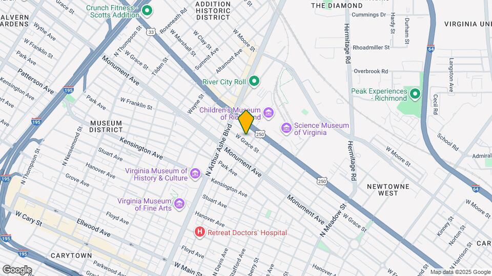 2708 W Grace St Map and Location Details