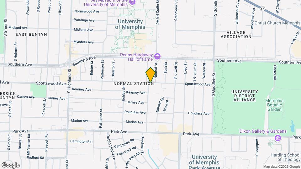 3825 Spottswood Ave Map and Location Details