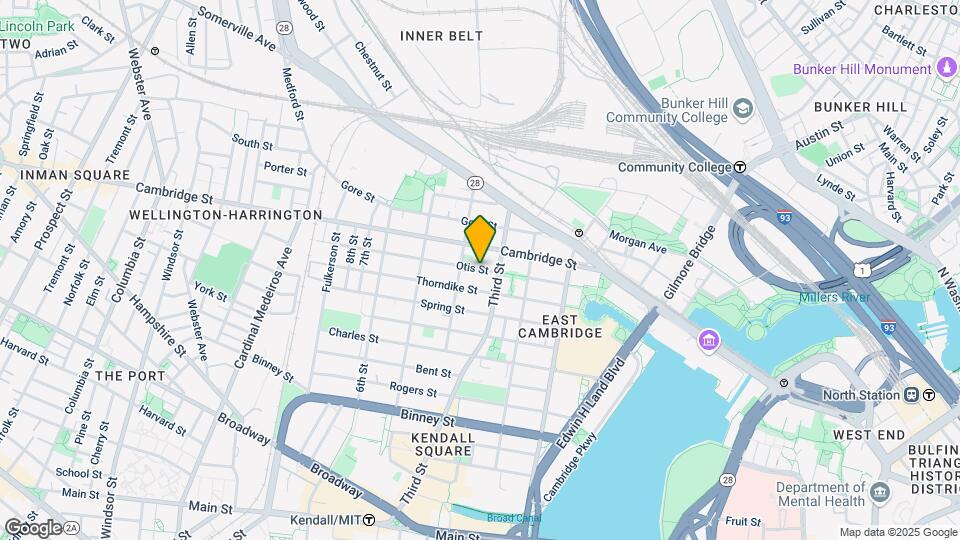 68 Otis St, Unit 2 Mapa y Detalles de la Ubicación