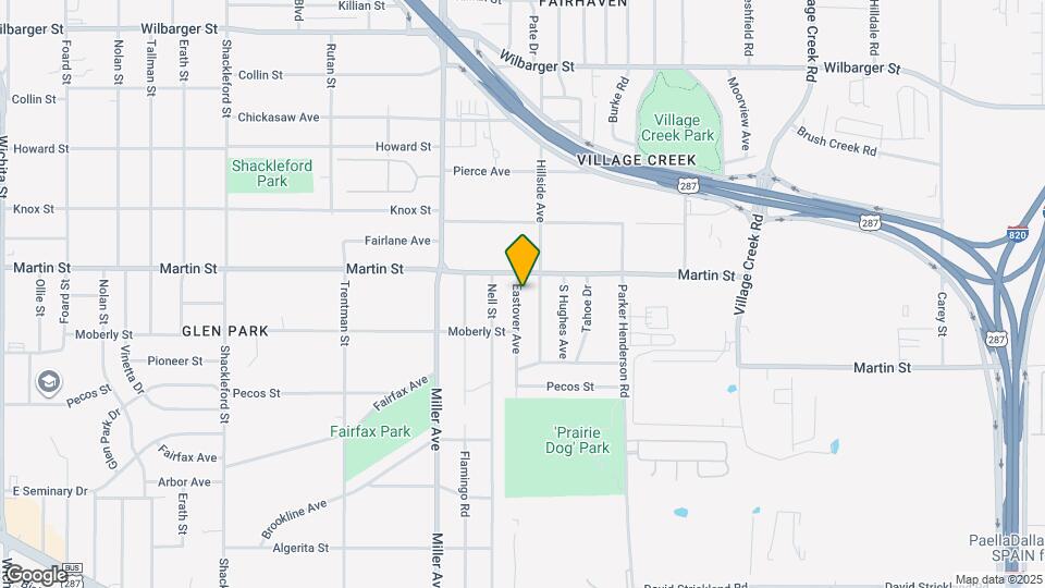 4813 Eastover Ave Map and Location Details