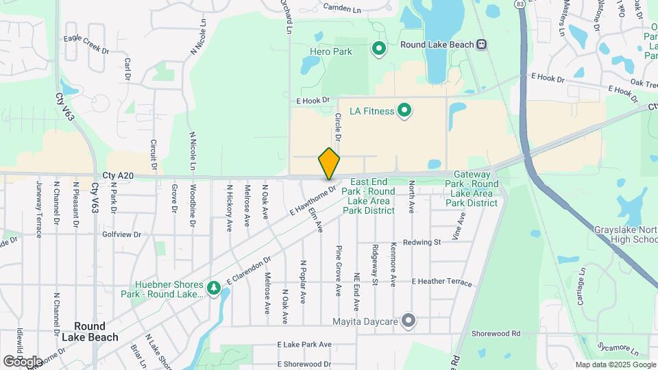 304 E Hawthorne Dr Map and Location Details