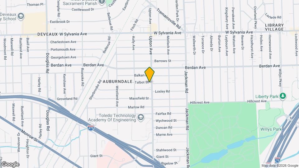 3683 Upton Ave Map and Location Details