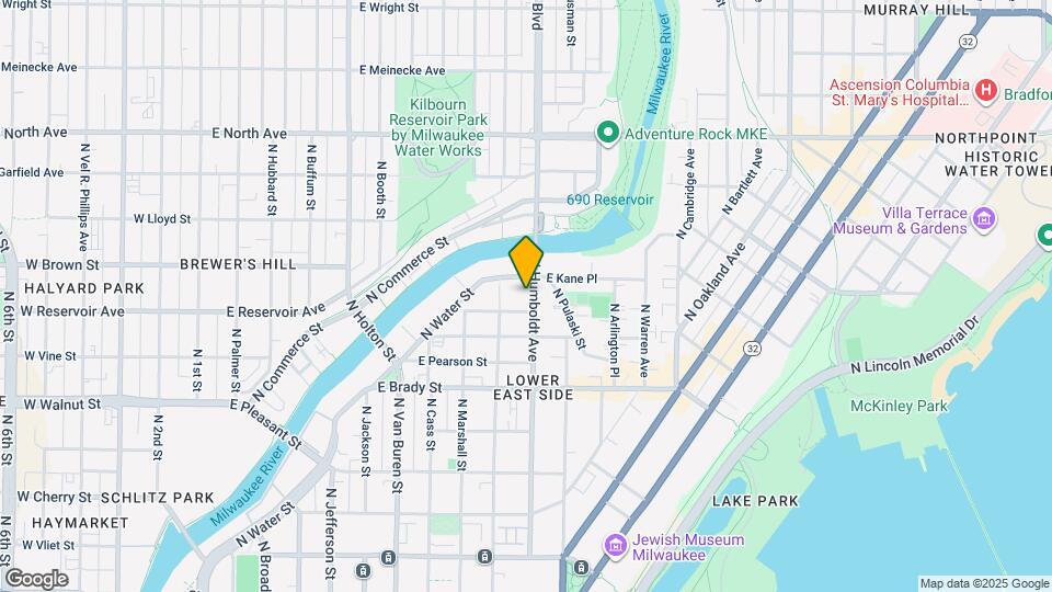 1851 N Humboldt Ave Map and Location Details