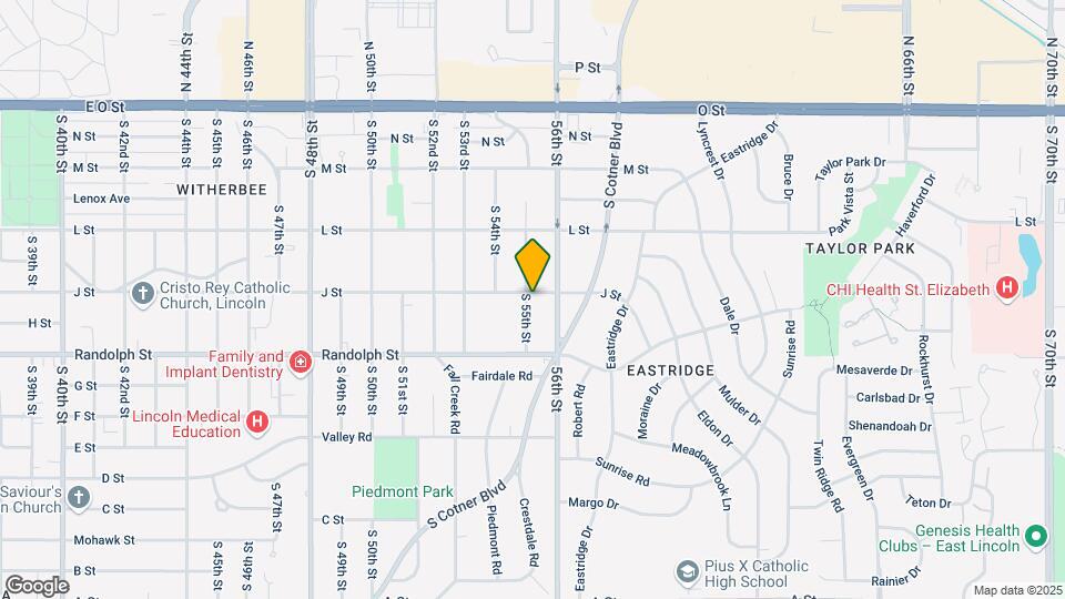 5501 J St Map and Location Details