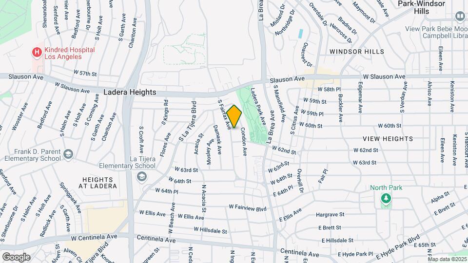 6106 S Fairfax Ave, Unit 6106 S Fairfax Ave Unit A Map and Location Details