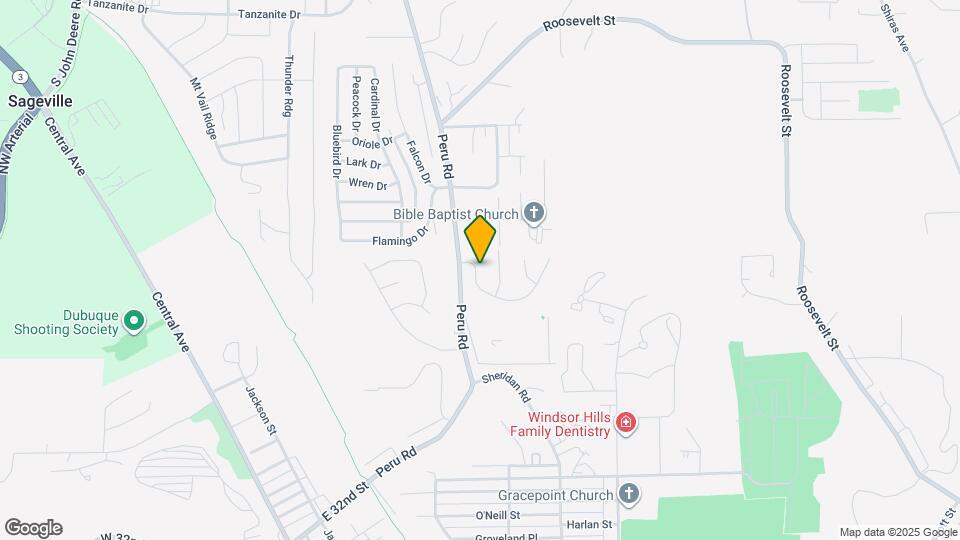 829 Hawkeye Dr Mapa y Detalles de la Ubicación