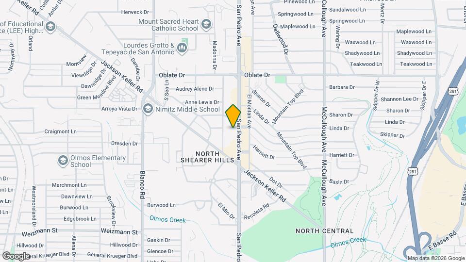 6641 San Pedro Ave Map and Location Details