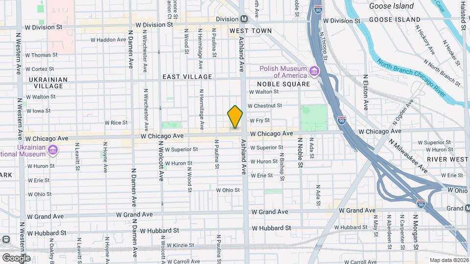 1618 W Chicago Ave, Unit 2 Mapa y Detalles de la Ubicación