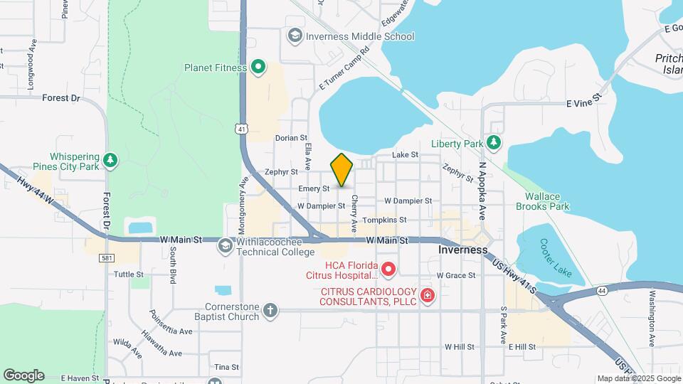 711 Emery St Map and Location Details