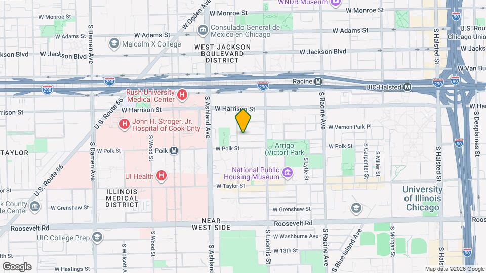 1449 W Lexington St Map and Location Details