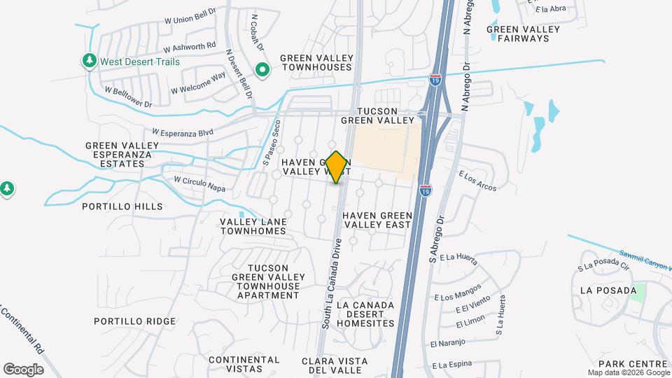 322 South La Cañada Drive Map and Location Details