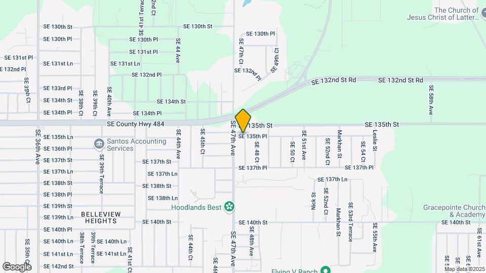 4789 SE 135th Pl Map and Location Details