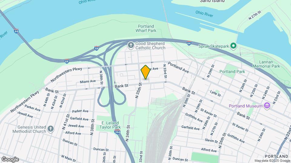3423 Bank St Map and Location Details