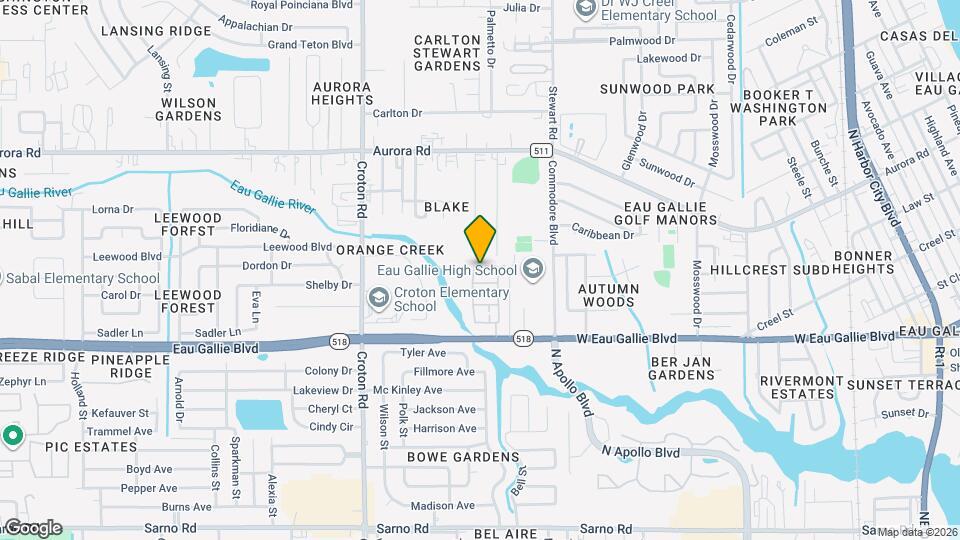 1445 Isabella Dr Map and Location Details