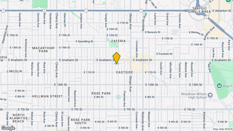 1155 Orizaba Ave Map and Location Details