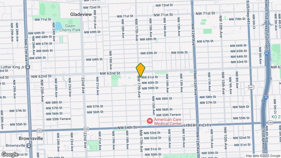 6087 NW 17th Ave Map and Location Details