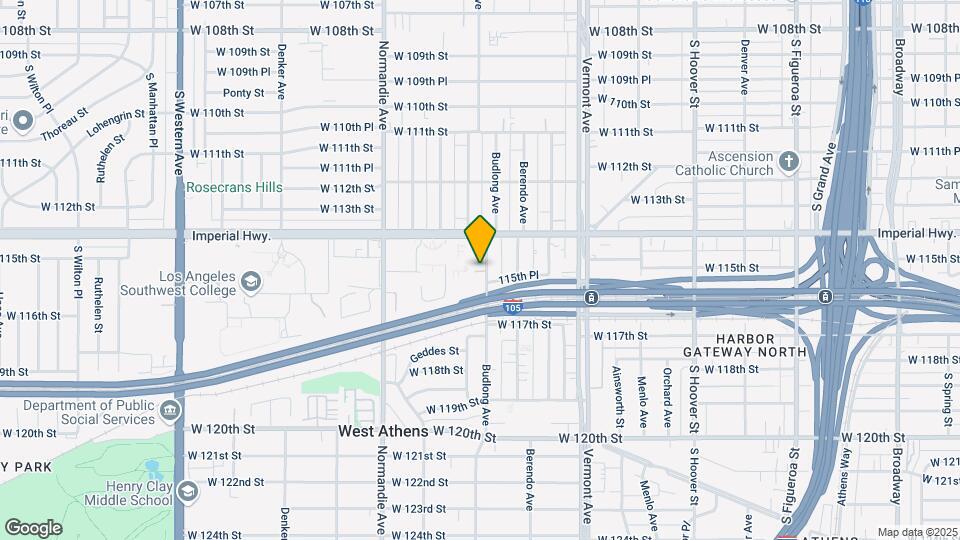 11507 S Budlong Ave Map and Location Details