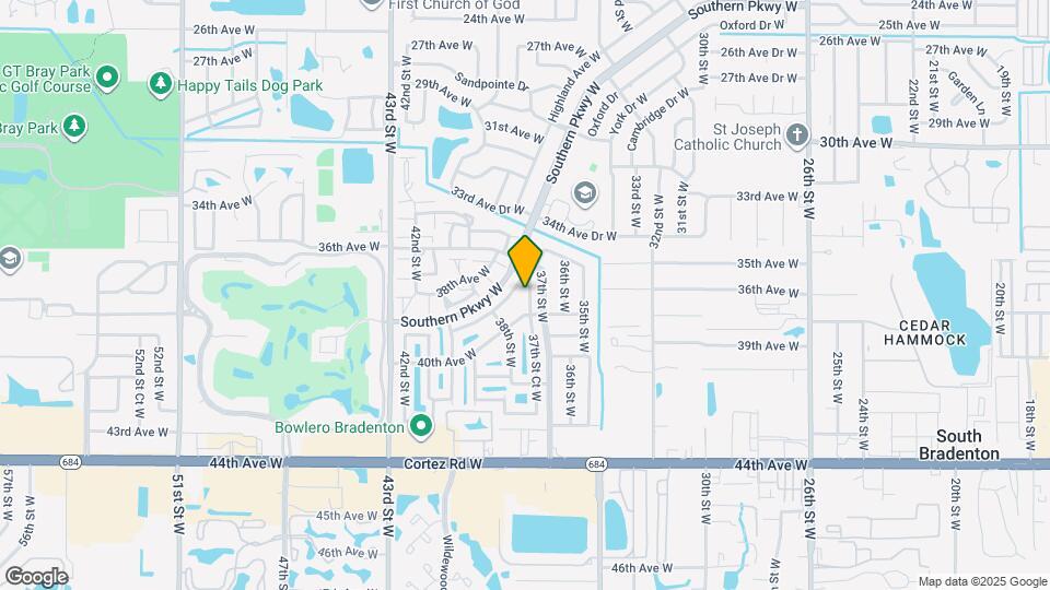 3944 37th St Ct W Map and Location Details