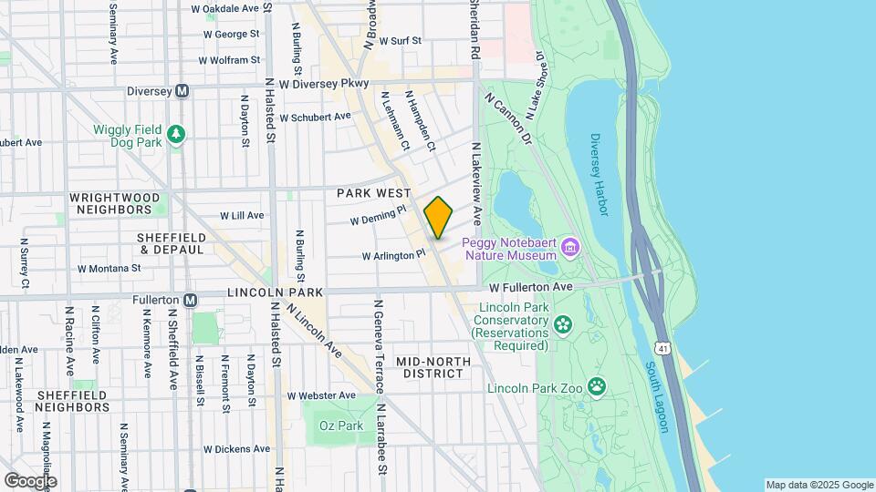 2455 N Clark St, Unit 2 Map and Location Details